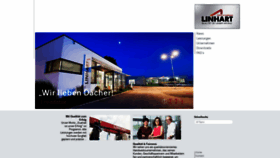 What Linhart-dach.at website looked like in 2020 (3 years ago)