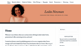 What Lesleanewman.com website looked like in 2020 (3 years ago)