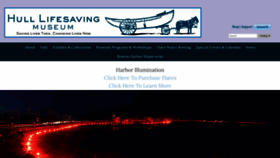 What Lifesavingmuseum.org website looked like in 2020 (3 years ago)