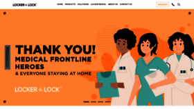 What Lockernlock.com website looked like in 2020 (3 years ago)