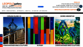 What Leopoldgallery.com website looked like in 2020 (3 years ago)