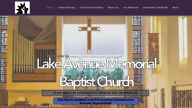 What Lakeavebaptist.org website looked like in 2020 (3 years ago)
