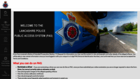What Lancashirepas.co.uk website looked like in 2020 (3 years ago)