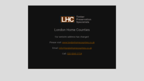 What London-homecounties.co.uk website looked like in 2020 (3 years ago)
