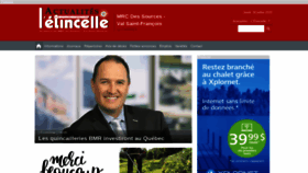 What Letincelle.qc.ca website looked like in 2020 (3 years ago)