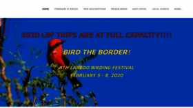 What Laredobirdingfestival.org website looked like in 2020 (3 years ago)