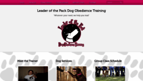 What Leaderofthepackdogtraining.org website looked like in 2020 (3 years ago)