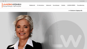 What Leadingwomen.de website looked like in 2020 (3 years ago)