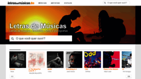 What Letrasdemusicas.fm website looked like in 2020 (3 years ago)