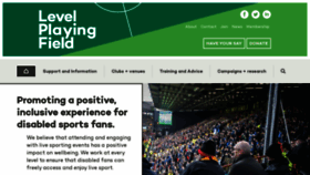 What Levelplayingfield.org.uk website looked like in 2020 (3 years ago)