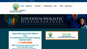 What Loudounholistichealthpartners.com website looked like in 2020 (3 years ago)