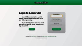 What Learncs8.com website looked like in 2020 (3 years ago)