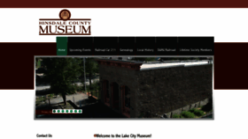 What Lakecitymuseum.com website looked like in 2020 (3 years ago)