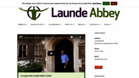 What Laundeabbey.org.uk website looked like in 2020 (3 years ago)