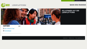 What Lernen.goethe.de website looked like in 2020 (3 years ago)
