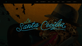 What Lasantacecilia.com website looked like in 2020 (3 years ago)