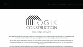 What Logikconstruction.com website looked like in 2020 (3 years ago)