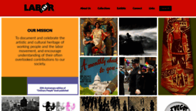 What Laborarts.org website looked like in 2020 (3 years ago)