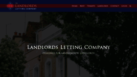 What Landlordslettingcompany.co.uk website looked like in 2020 (3 years ago)