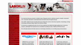 What Laboklin.co.uk website looked like in 2020 (3 years ago)