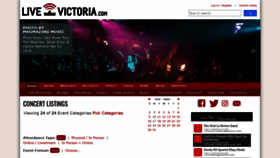 What Livevictoria.com website looked like in 2020 (3 years ago)