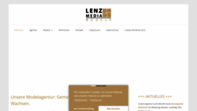 What Lenzmedia-models.de website looked like in 2020 (3 years ago)
