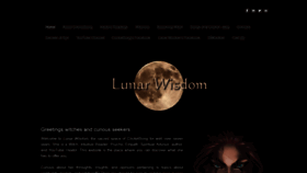 What Lunarwisdom.net website looked like in 2020 (3 years ago)