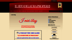 What Lauraproperzi.it website looked like in 2020 (3 years ago)
