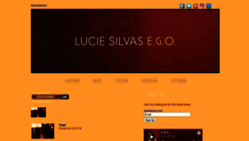 What Luciesilvas.com website looked like in 2020 (3 years ago)