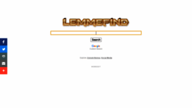 What Lemmefind.com website looked like in 2020 (3 years ago)
