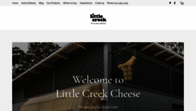 What Littlecreekcheese.com.au website looked like in 2020 (3 years ago)