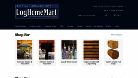 What Loghomemart.com website looked like in 2020 (3 years ago)