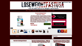 What Loseweightfastusa.com website looked like in 2020 (3 years ago)