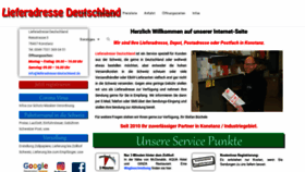 What Lieferadresse-deutschland.de website looked like in 2020 (3 years ago)