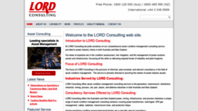 What Lordconsulting.com website looked like in 2020 (3 years ago)