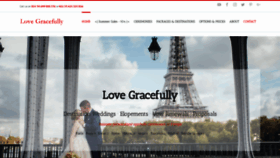 What Love-gracefully.com website looked like in 2020 (3 years ago)