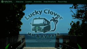 What Luckycloverrv.com website looked like in 2020 (3 years ago)