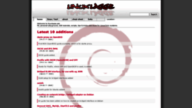 What Linuxlasse.net website looked like in 2020 (3 years ago)