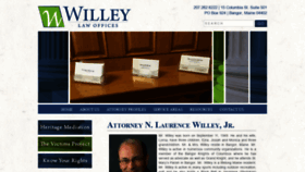 What Larrywilley.com website looked like in 2020 (3 years ago)