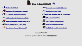 What Lemauff.fr website looked like in 2020 (3 years ago)