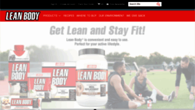 What Leanbody.com website looked like in 2020 (3 years ago)