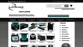 What Lanshack.com website looked like in 2020 (3 years ago)