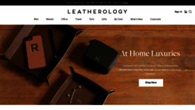 What Leatherology.com website looked like in 2020 (3 years ago)