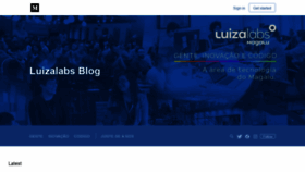 What Luizalabs.com website looked like in 2020 (3 years ago)