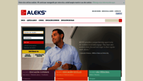 What Latam.aleks.com website looked like in 2020 (3 years ago)