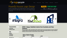 What Logopeople.com.au website looked like in 2020 (3 years ago)