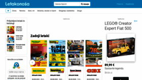 What Letakonosa.si website looked like in 2020 (5 years ago)