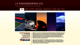 What Lfengineering.com website looked like in 2020 (3 years ago)
