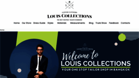 What Louiscollections.com website looked like in 2020 (3 years ago)
