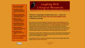 What Laughingbird.net website looked like in 2020 (3 years ago)